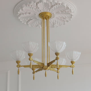 Lysandra Petal Glass Chandelier