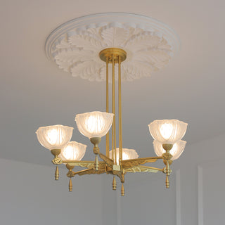 Lysandra Petal Glass Chandelier
