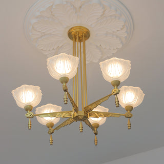 Lysandra Petal Glass Chandelier