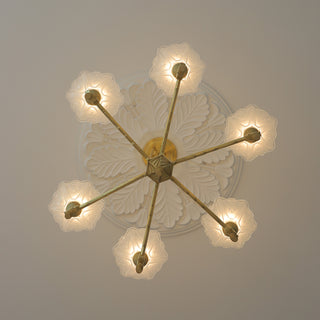 Lysandra Petal Glass Chandelier