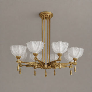 Lysandra Petal Glass Chandelier
