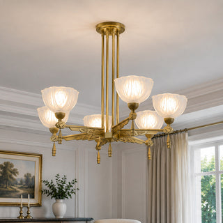 Lysandra Petal Glass Chandelier