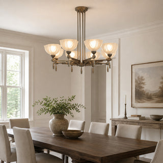 Lysandra Petal Glass Chandelier