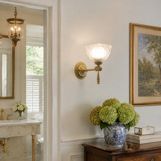 Lysandra Petal Glass Wall Sconce