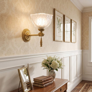 Lysandra Petal Glass Wall Sconce
