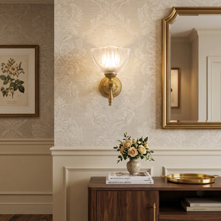 Lysandra Petal Glass Wall Sconce