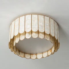 Brass & White Shell