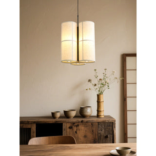 Maelis Linen Pillar Pendant Lamp