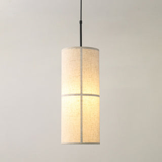 Maelis Linen Pillar Pendant Lamp