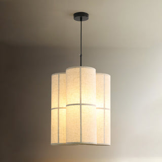 Maelis Linen Pillar Pendant Lamp