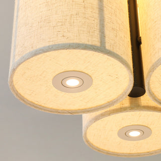 Maelis Linen Pillar Pendant Lamp