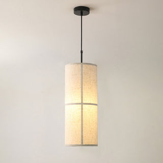 Maelis Linen Pillar Pendant Lamp