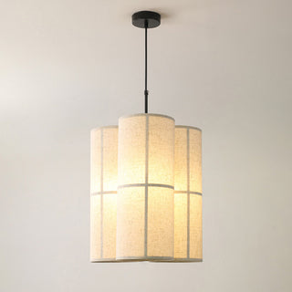Maelis Linen Pillar Pendant Lamp
