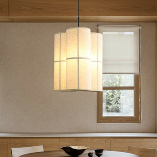 Maelis Linen Pillar Pendant Lamp