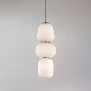 Maelis Stacked Pebble Pendant Lamp