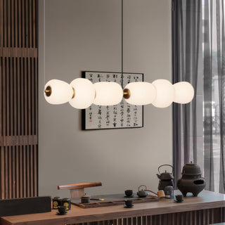 Maelis Stacked Pebble Pendant Lamp