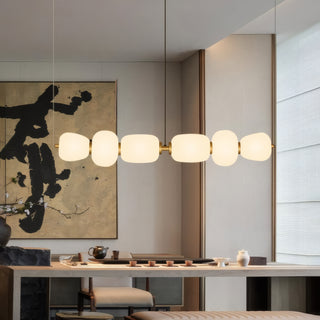 Maelis Stacked Pebble Pendant Lamp