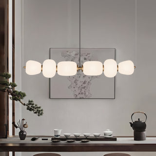 Maelis Stacked Pebble Pendant Lamp