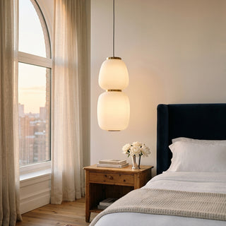 Maelis Stacked Pebble Pendant Lamp