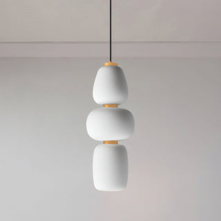 Maelis Stacked Pebble Pendant Lamp