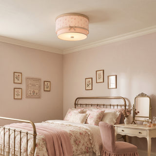 Maisie Pink Semi-Flush Mount