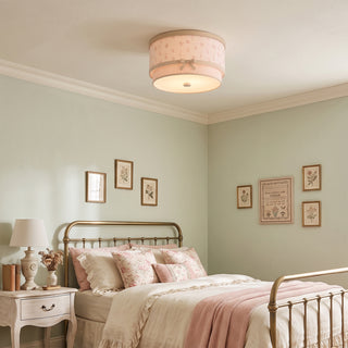 Maisie Pink Semi-Flush Mount