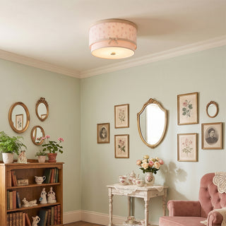 Maisie Pink Semi-Flush Mount