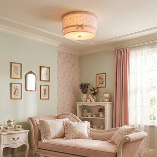 Maisie Pink Semi-Flush Mount