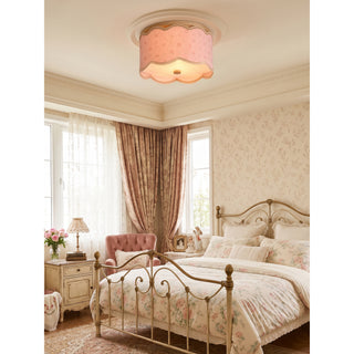 Maisie Pink Semi-Flush Mount