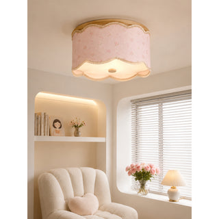 Maisie Pink Semi-Flush Mount