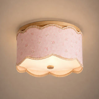 Maisie Pink Semi-Flush Mount