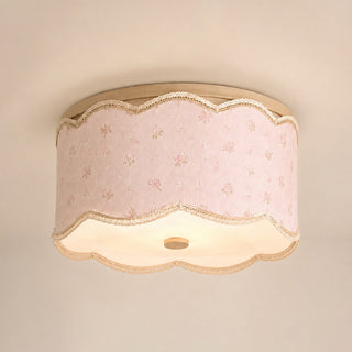 Maisie Pink Semi-Flush Mount