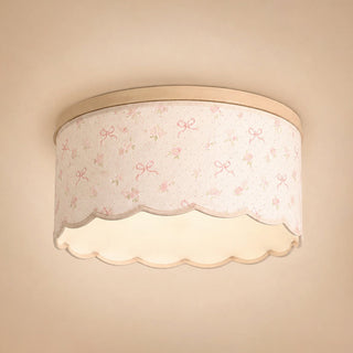 Maisie Pink Semi-Flush Mount