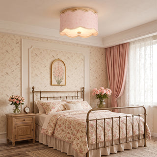 Maisie Pink Semi-Flush Mount