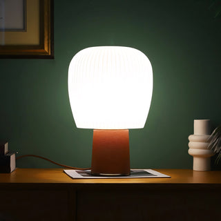 Malloy Leather Table Lamp