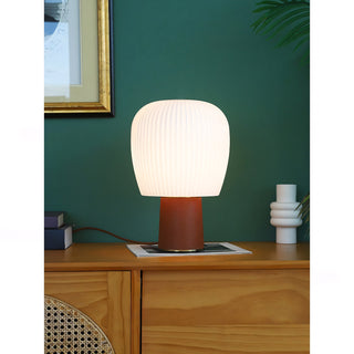 Malloy Leather Table Lamp