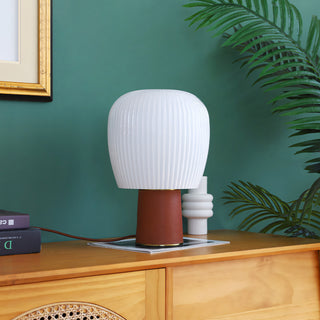 Malloy Leather Table Lamp