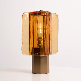 Maren Amber Glass Table Lamp – detail 24