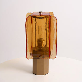 Maren Amber Glass Table Lamp – detail 25