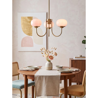 Marshmallow Glass Chandelier