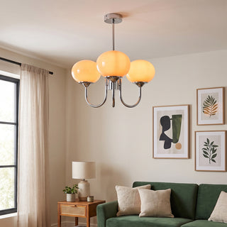Marshmallow Glass Chandelier