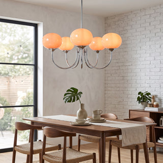 Marshmallow Glass Chandelier