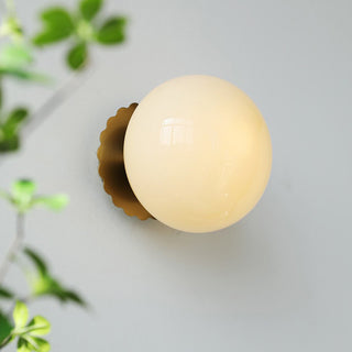 Marshmallow Glass Wall Sconce