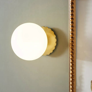 Marshmallow Glass Wall Sconce