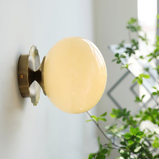 Marshmallow Glass Wall Sconce