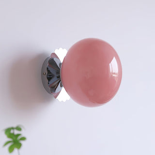 Marshmallow Glass Wall Sconce