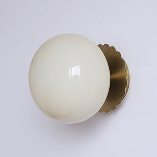 Marshmallow Glass Wall Sconce