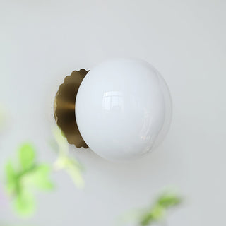 Marshmallow Glass Wall Sconce