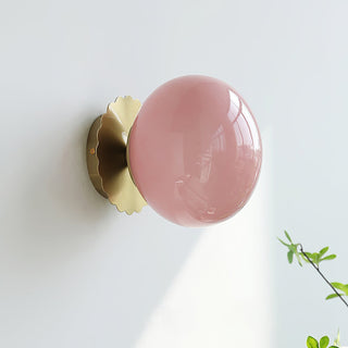 Marshmallow Glass Wall Sconce