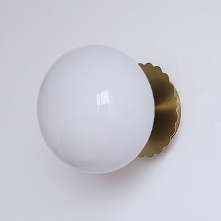 Marshmallow Glass Wall Sconce